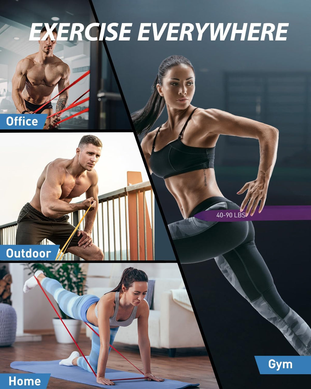 Anti-Snap Workout Bands