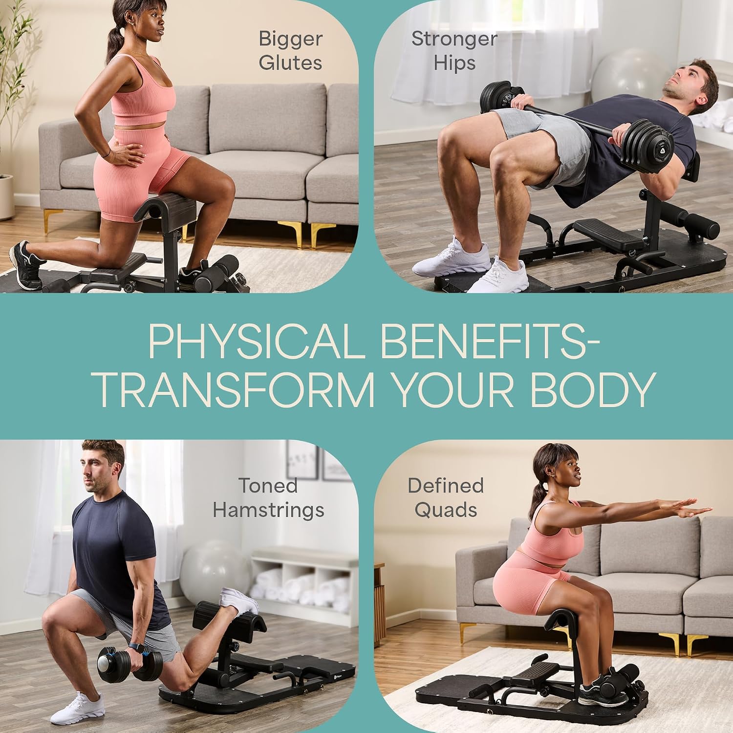 Foldable Home Glute Thrust Bench